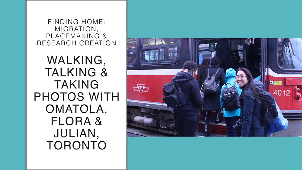 Cover of "Walking, Talking and Taking Phots with Omatola, Flora & Julian